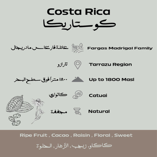 Costa Rica – Fargas Madrigal Filter